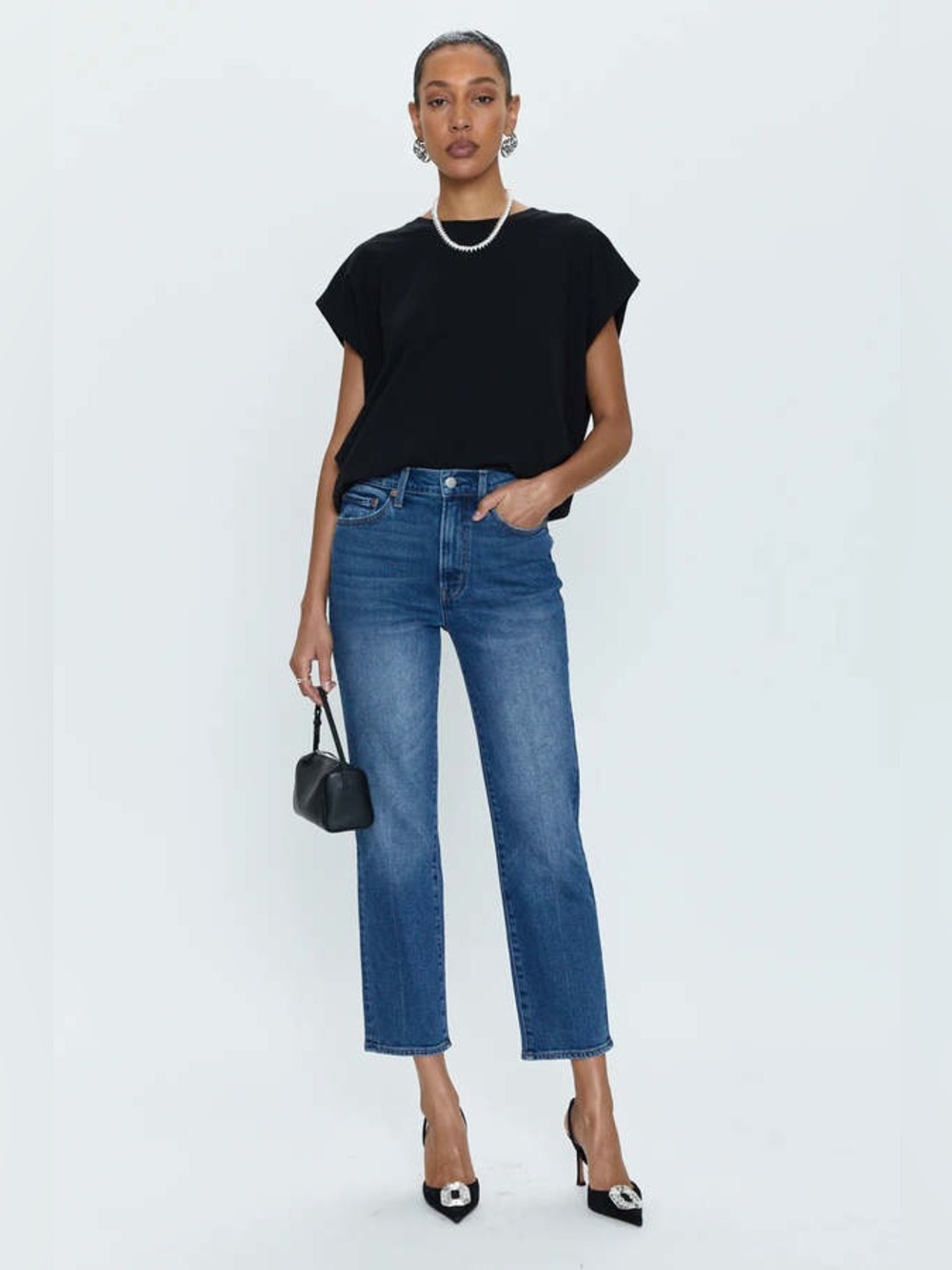 Pistola Charlie High Rise Straight Leg Jean - size 25 - NWT